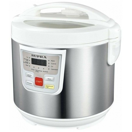 Мультиварка Supra MCS-4114 5л 900Вт серебристый/белый
Мультиварка Supra MCS-4114 5л 900Вт серебристый/белый