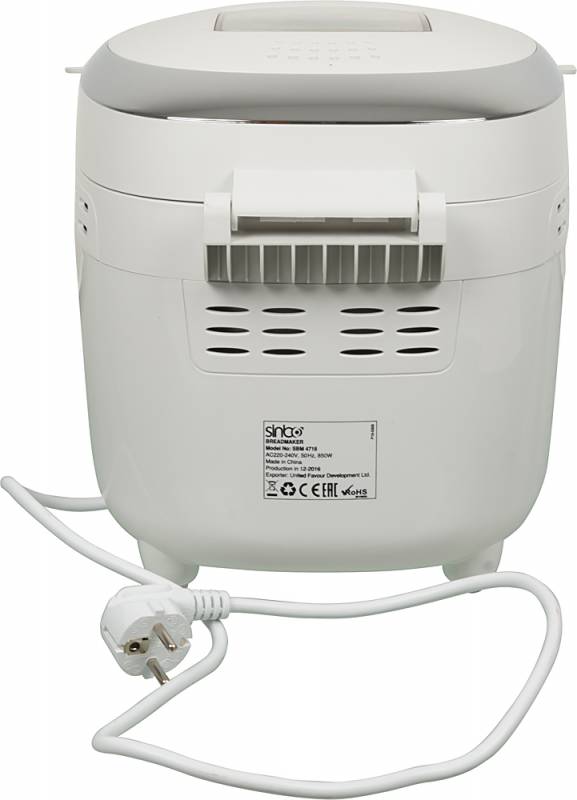 Хлебопечь Sinbo SBM 4718 850Вт белый
Хлебопечь Sinbo SBM 4718 850Вт белый