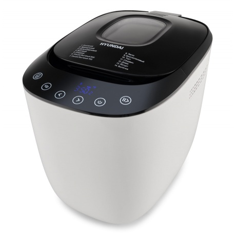 Хлебопечь Hyundai HYBM-P0613 белый/черный
Хлебопечь Hyundai HYBM-P0613 белый/черный