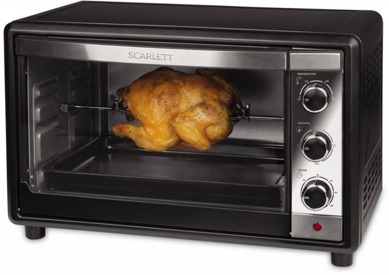 Мини-печь Scarlett SC-EO93O17 35л. 1600Вт черный
Мини-печь Scarlett SC-EO93O17 35л. 1600Вт черный