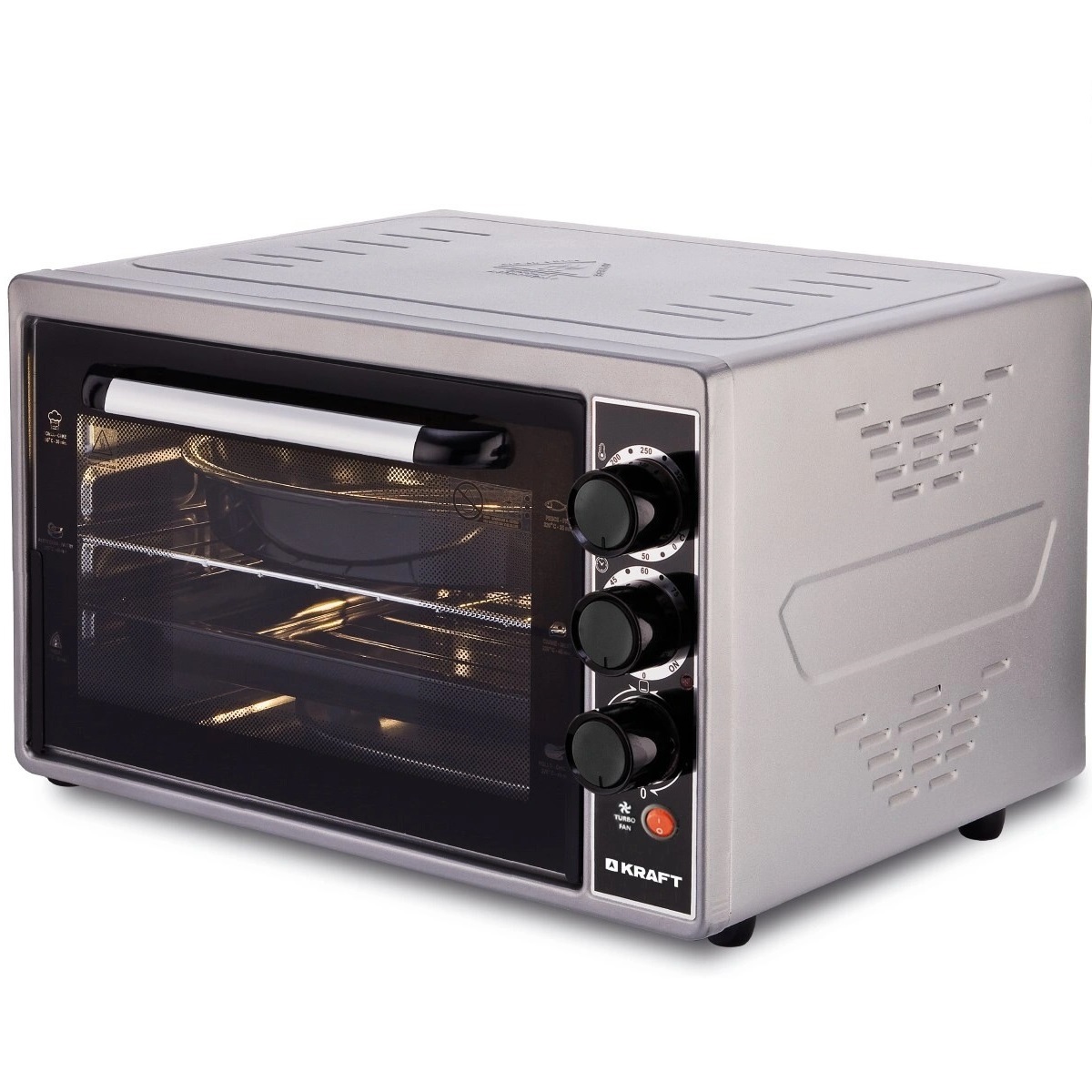 Мини-печь Kraft KF-MO 3800 GR
Мини-печь Kraft KF-MO 3800 GR