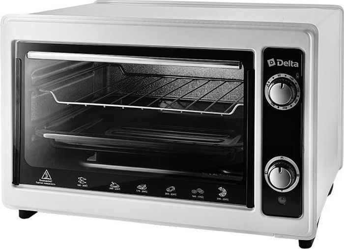 Мини-печь Delta D-0122 белый
Мини-печь Delta D-0122 белый