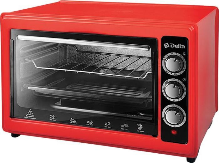 Мини-печь Delta D-0123 красный
Мини-печь Delta D-0123 красный