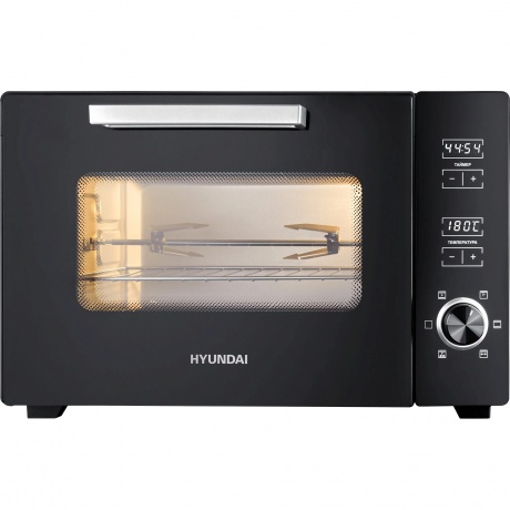 Мини-печь Hyundai MIO-HY100 38л. 1800Вт черный
Мини-печь Hyundai MIO-HY100 38л. 1800Вт черный