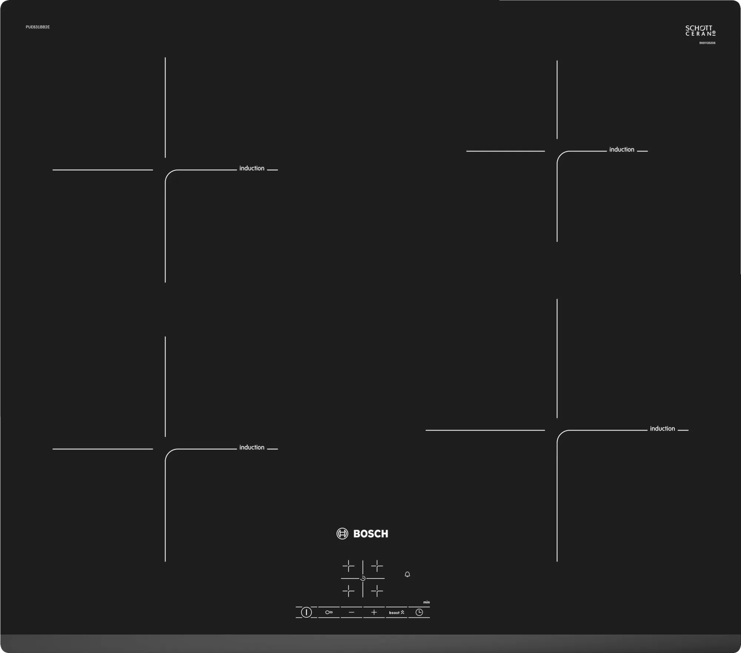 Индукционная варочная поверхность Bosch PUE631BB1E
Индукционная варочная поверхность Bosch PUE631BB1E
