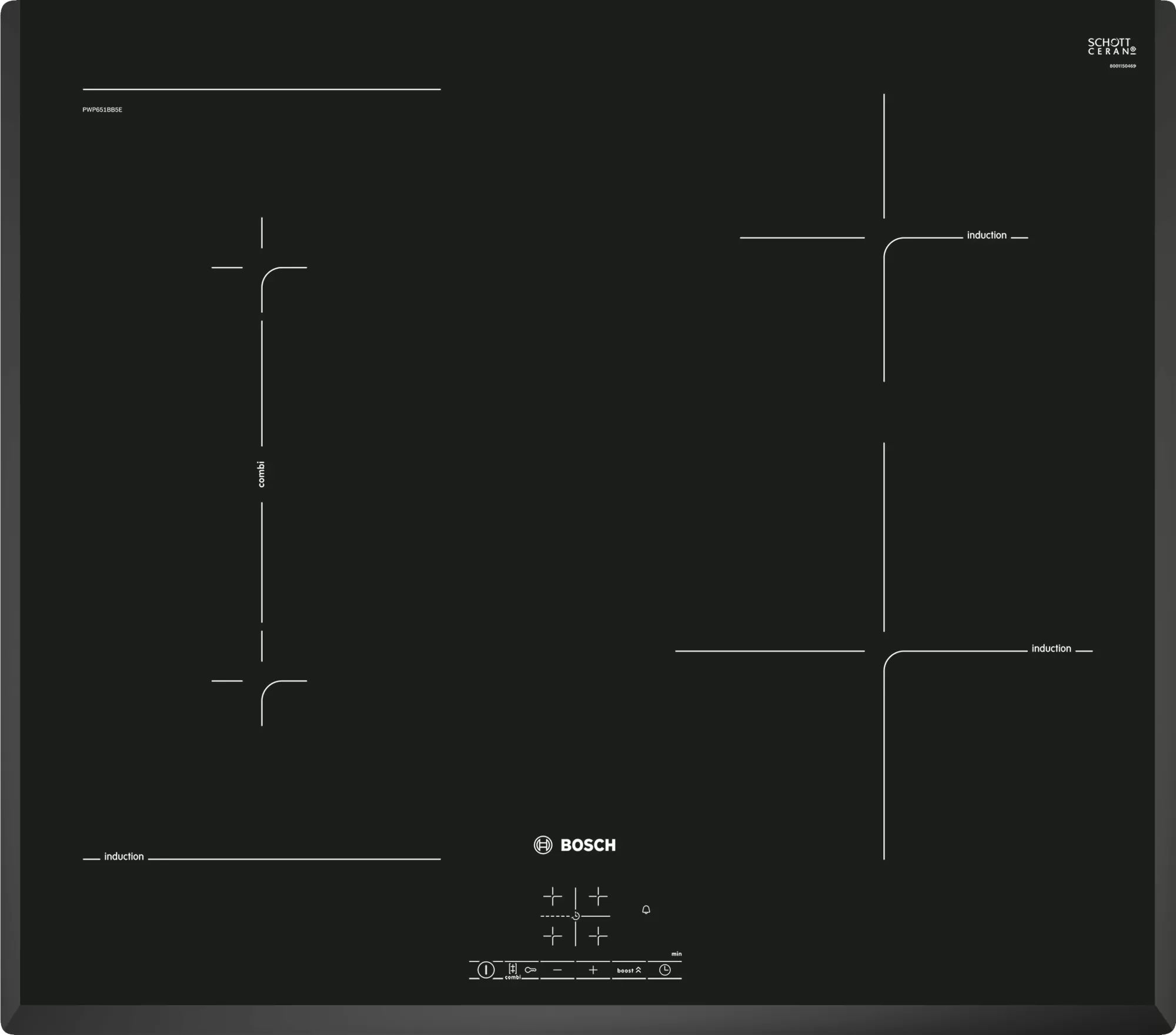 Индукционная варочная поверхность Bosch PWP651BB5E
Индукционная варочная поверхность Bosch PWP651BB5E