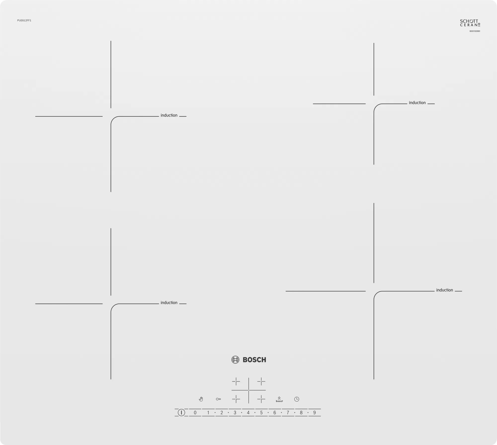 Индукционная варочная поверхность Bosch PUE612FF1J
Индукционная варочная поверхность Bosch PUE612FF1J