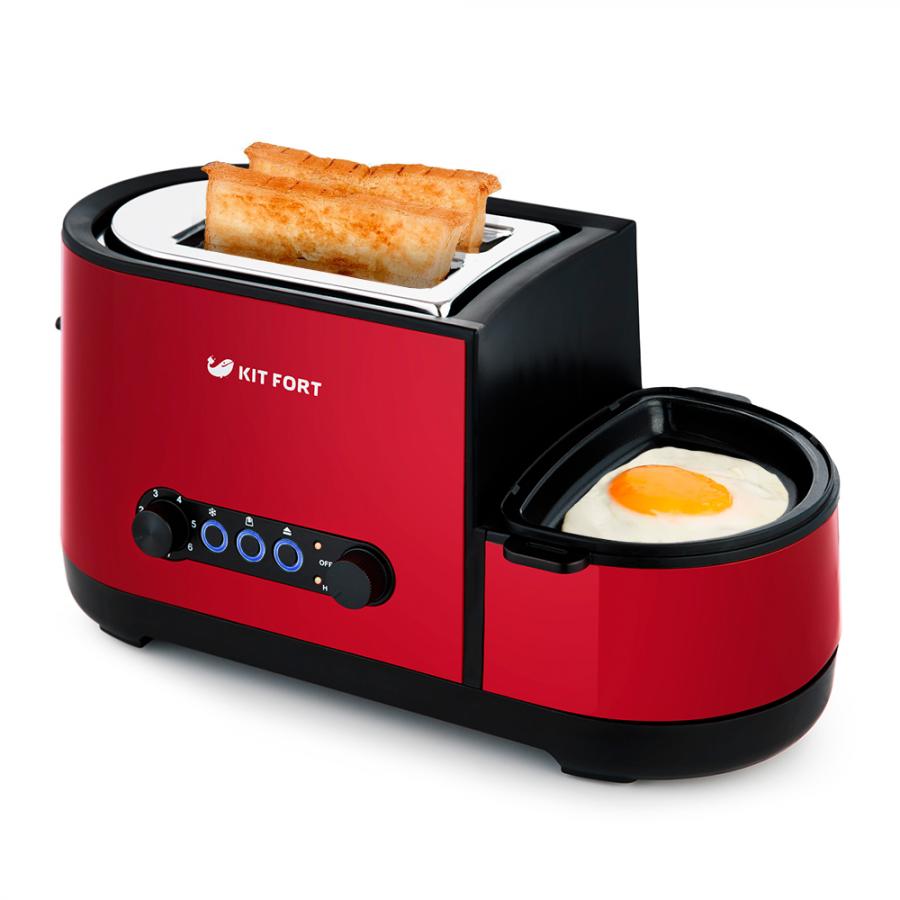 Тостер Kitfort KT-2012-2 красный
Тостер Kitfort KT-2012-2 красный
