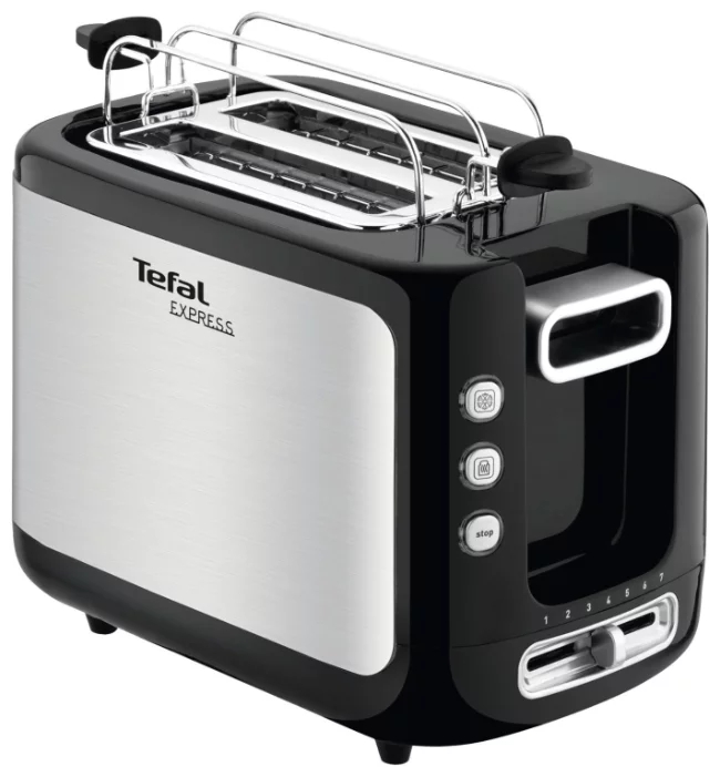 Тостер Tefal TT365031 серебристый/черный
Тостер Tefal TT365031 серебристый/черный