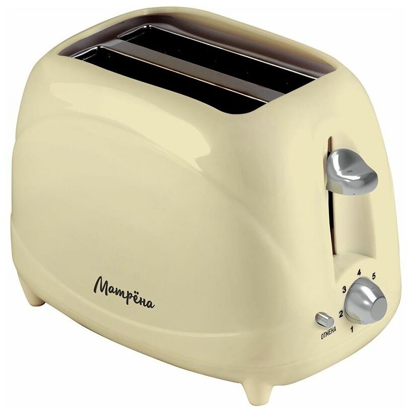 Тостер Матрёна МА-238 бежевый
Тостер Матрёна МА-238 бежевый