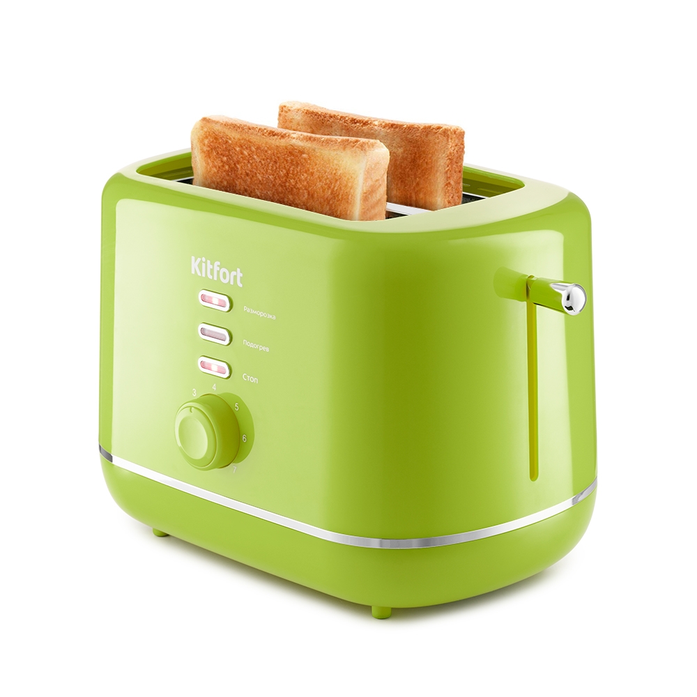 Тостер Kitfort КТ-2050-2 салатовый
Тостер Kitfort КТ-2050-2 салатовый