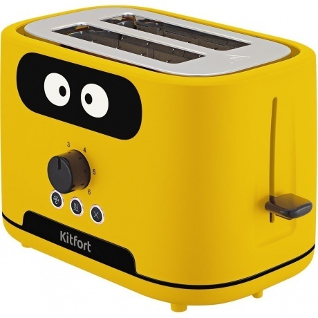 Тостер Kitfort КТ-4093-1 желтый
Тостер Kitfort КТ-4093-1 желтый