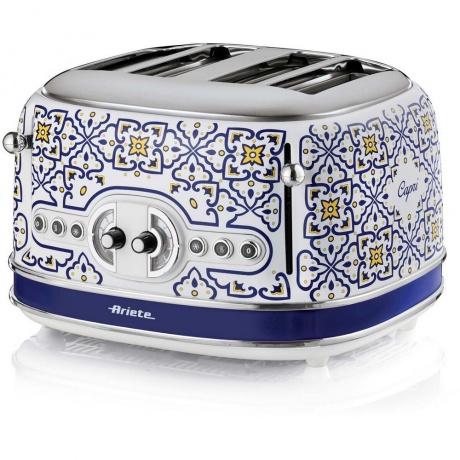 Тостер Ariete 156 Capri (00C01560CAR0), Белый;синий
Тостер Ariete 156 Capri (00C01560CAR0), Белый;синий