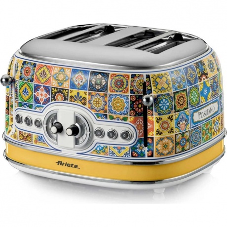 Тостер Ariete 156 Positano (00C01560PAR0), Синий;желтый
Тостер Ariete 156 Positano (00C01560PAR0), Синий;желтый