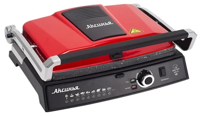 Электрогриль Аксинья КС-5210 Red/Black
Электрогриль Аксинья КС-5210 Red/Black