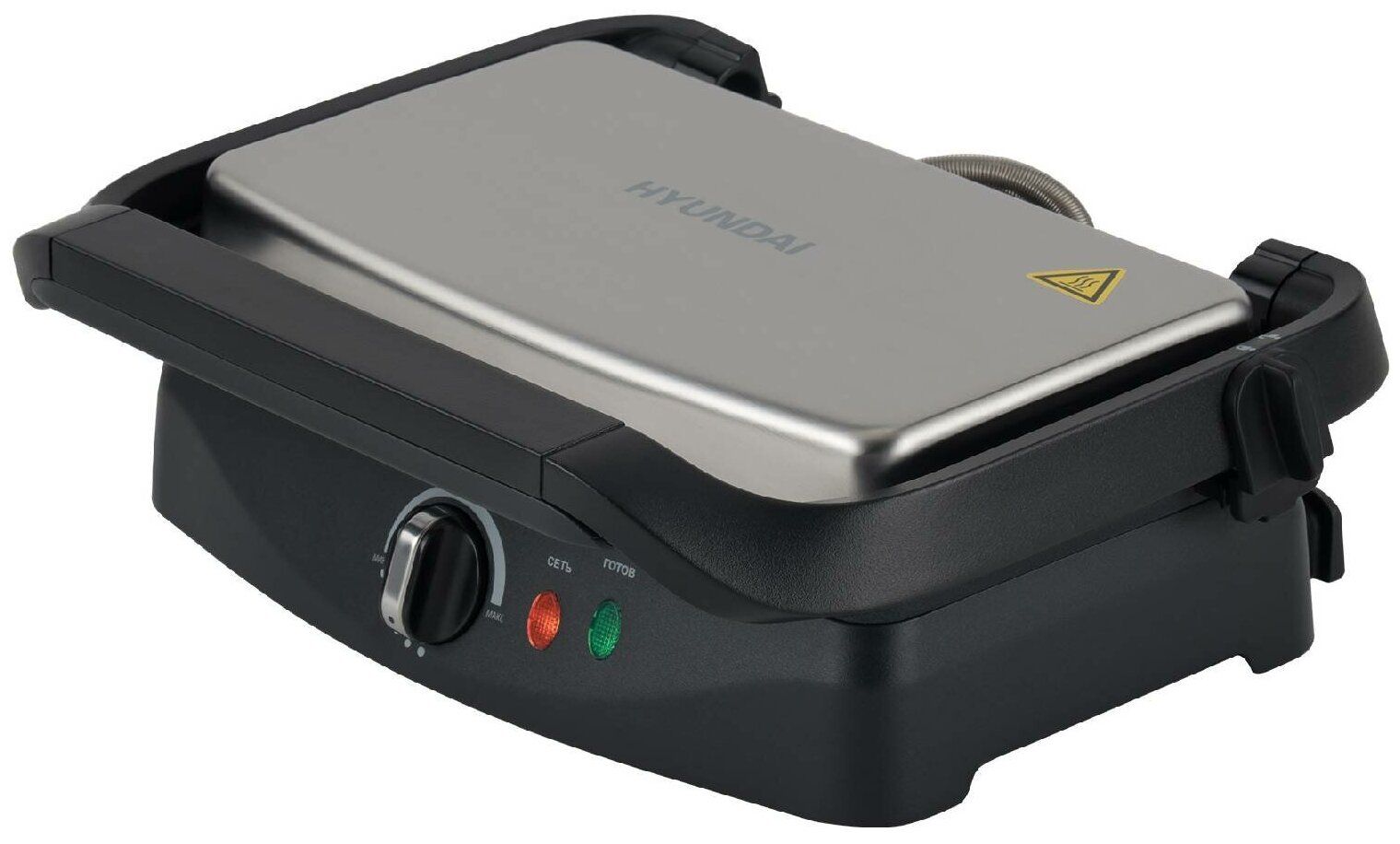 Электрогриль Hyundai HYG-2074 1800Вт серебристый/черный
Электрогриль Hyundai HYG-2074 1800Вт серебристый/черный