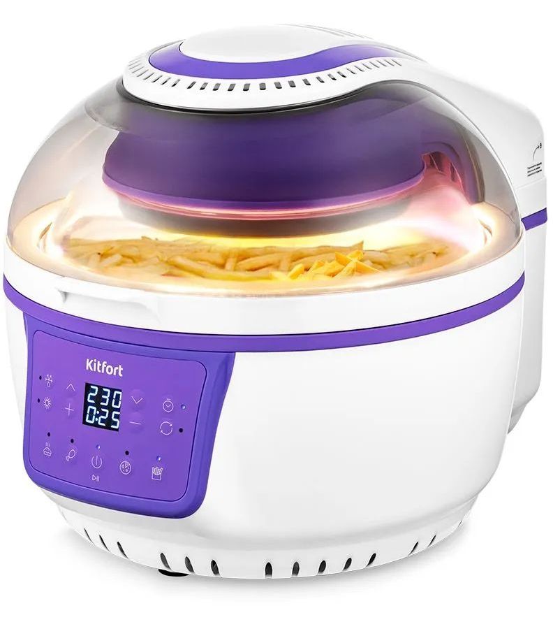 Аэрогриль Kitfort КТ-2242 1400Вт белый/фиолетовый
Аэрогриль Kitfort КТ-2242 1400Вт белый/фиолетовый