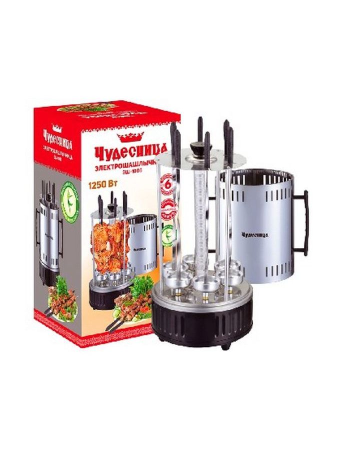Электрошашлычница Чудесница ЭШ-1006
Электрошашлычница Чудесница ЭШ-1006
