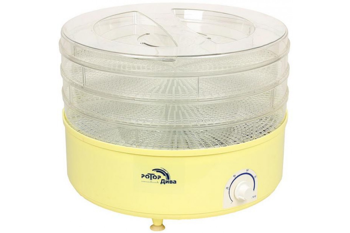 Сушка для фруктов и овощей Ротор Дива СШ-007-04 3под. 520Вт прозрачный
Сушка для фруктов и овощей Ротор Дива СШ-007-04 3под. 520Вт прозрачный