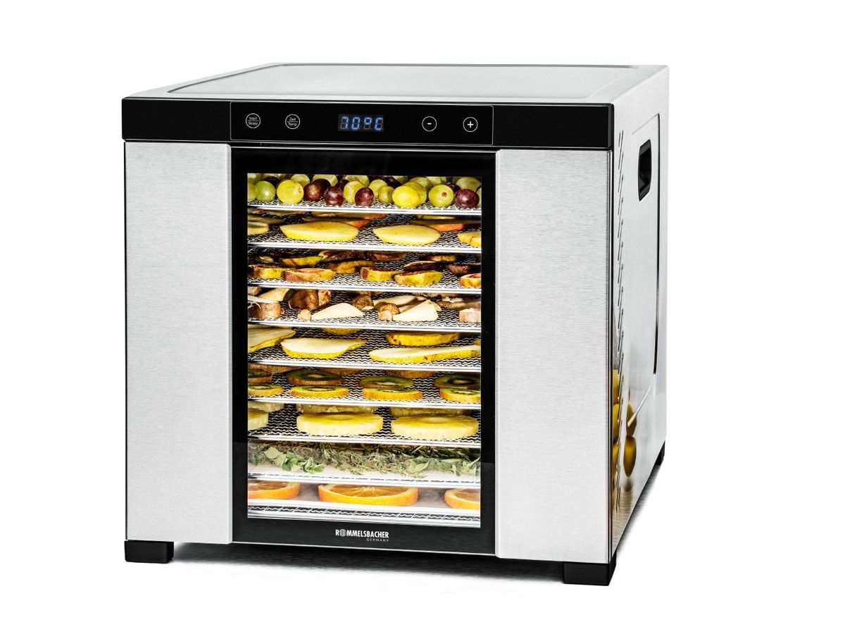 Сушилка для овощей и фруктов Rommelsbacher DA 1000
Сушилка для овощей и фруктов Rommelsbacher DA 1000