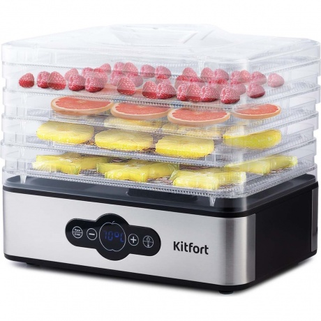 Сушилка для овощей и фруктов Kitfort КТ-1914
Сушилка для овощей и фруктов Kitfort КТ-1914