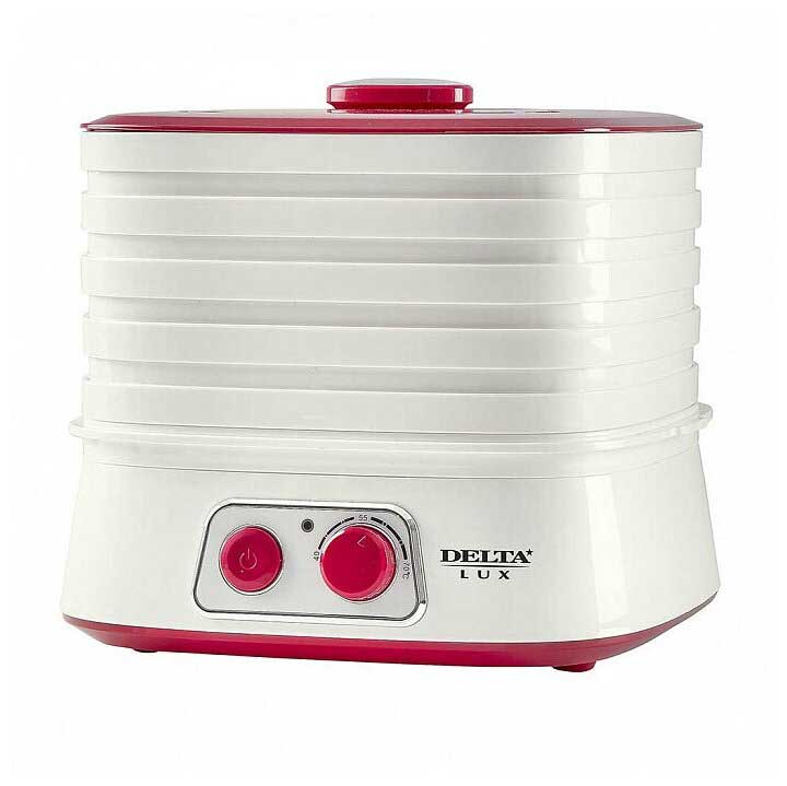 Сушилка для овощей и фруктов Delta Lux DE-2500
Сушилка для овощей и фруктов Delta Lux DE-2500