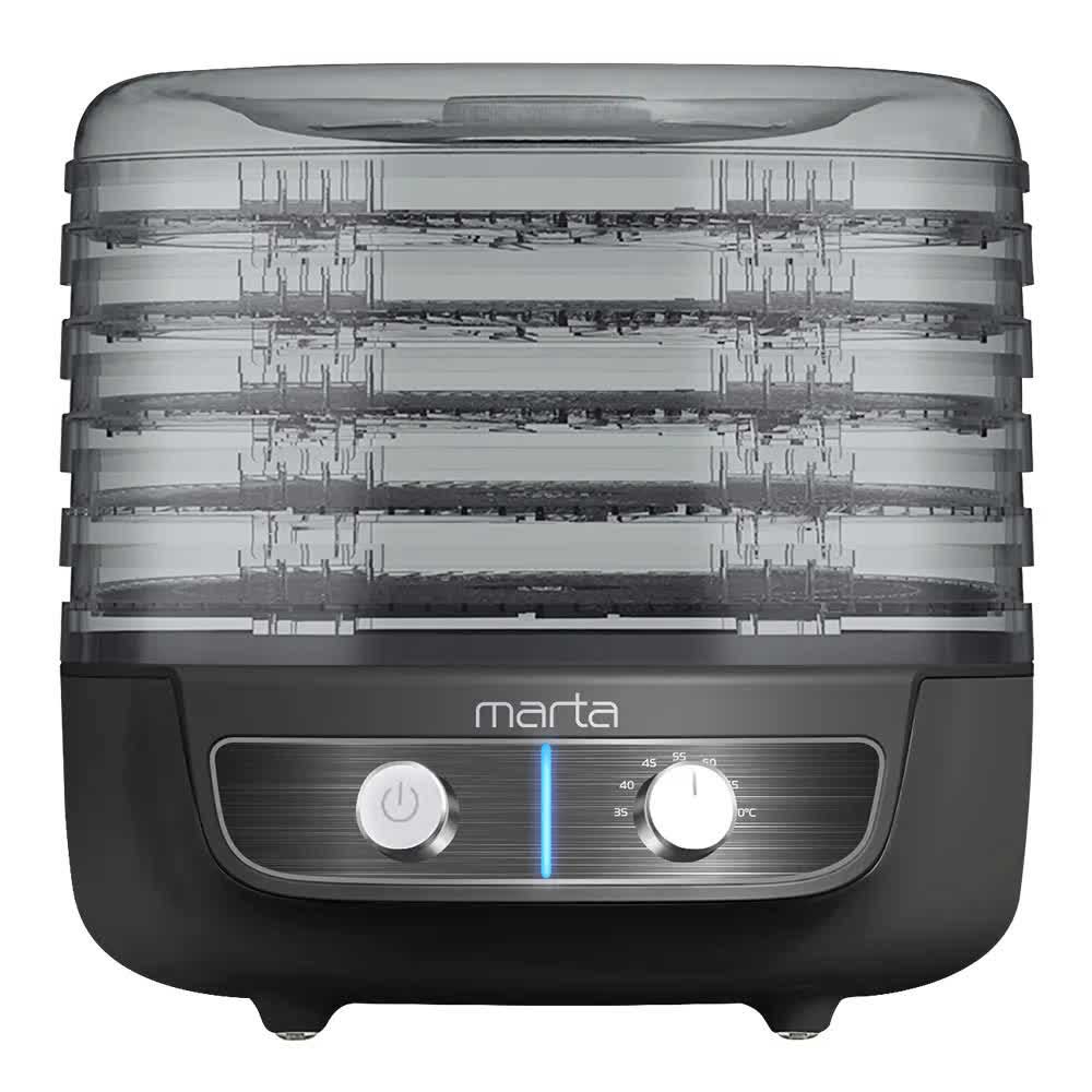 Сушилка для овощей и фруктов Marta MFD-8015PS Black Pearl
Сушилка для овощей и фруктов Marta MFD-8015PS Black Pearl