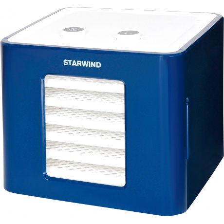 Сушка для фруктов и овощей Starwind SFD6431 6под. 400Вт синий
Сушка для фруктов и овощей Starwind SFD6431 6под. 400Вт синий
