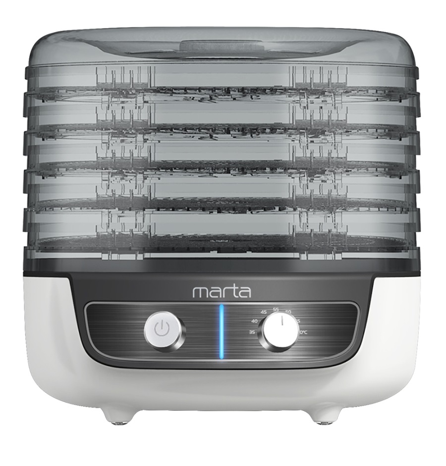 Сушилка для овощей и фруктов MARTA MFD-8015PS темный обсидиан
Сушилка для овощей и фруктов MARTA MFD-8015PS темный обсидиан