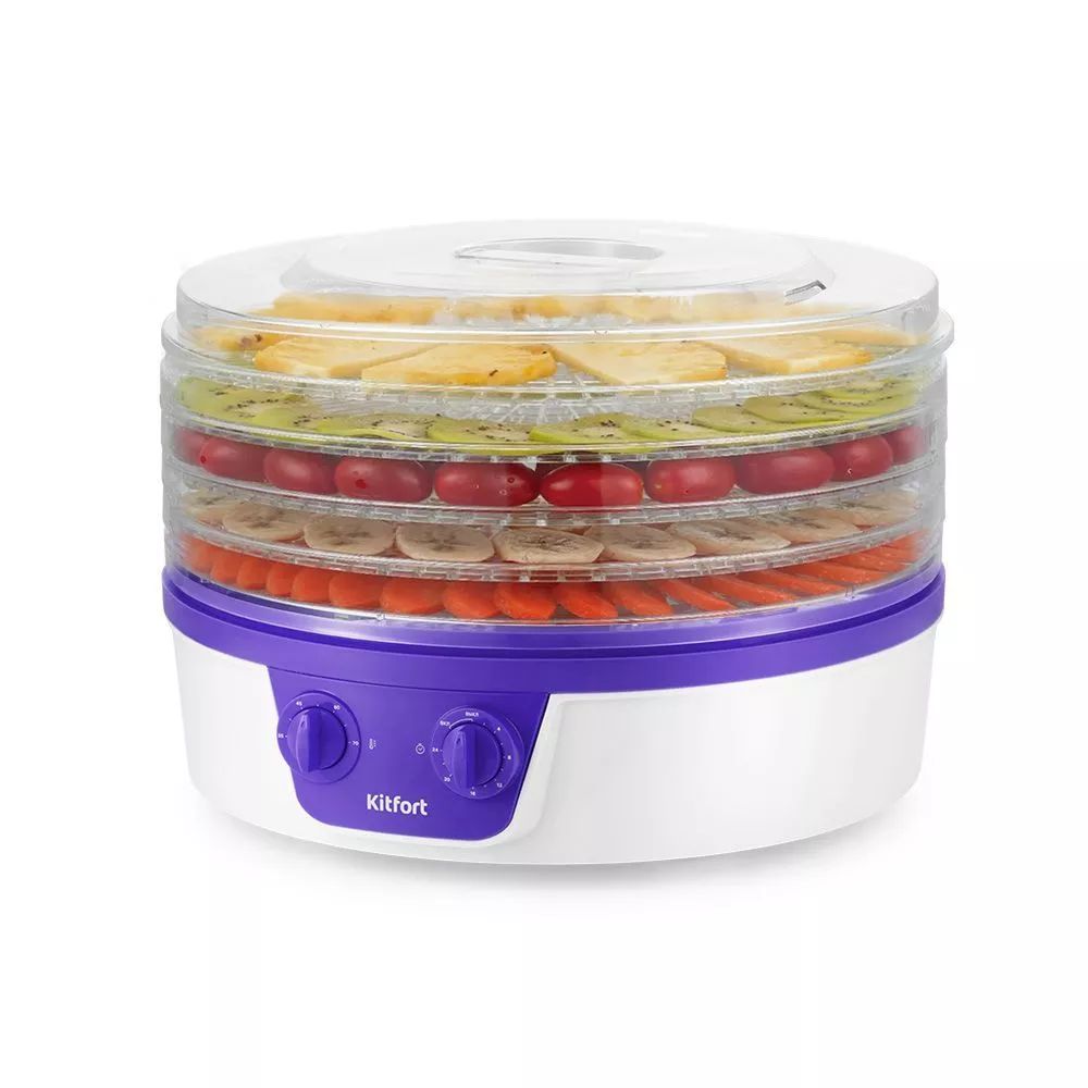 Сушка для фруктов и овощей Kitfort КТ-1935-1 5под. 245Вт белый
Сушка для фруктов и овощей Kitfort КТ-1935-1 5под. 245Вт белый