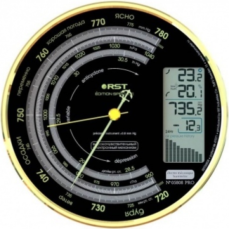 Барометр электронно - механический RST 05808
Барометр электронно - механический RST 05808