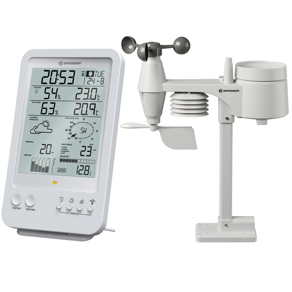 Метеостанция Bresser «5 в 1», белая
Метеостанция Bresser «5 в 1», белая