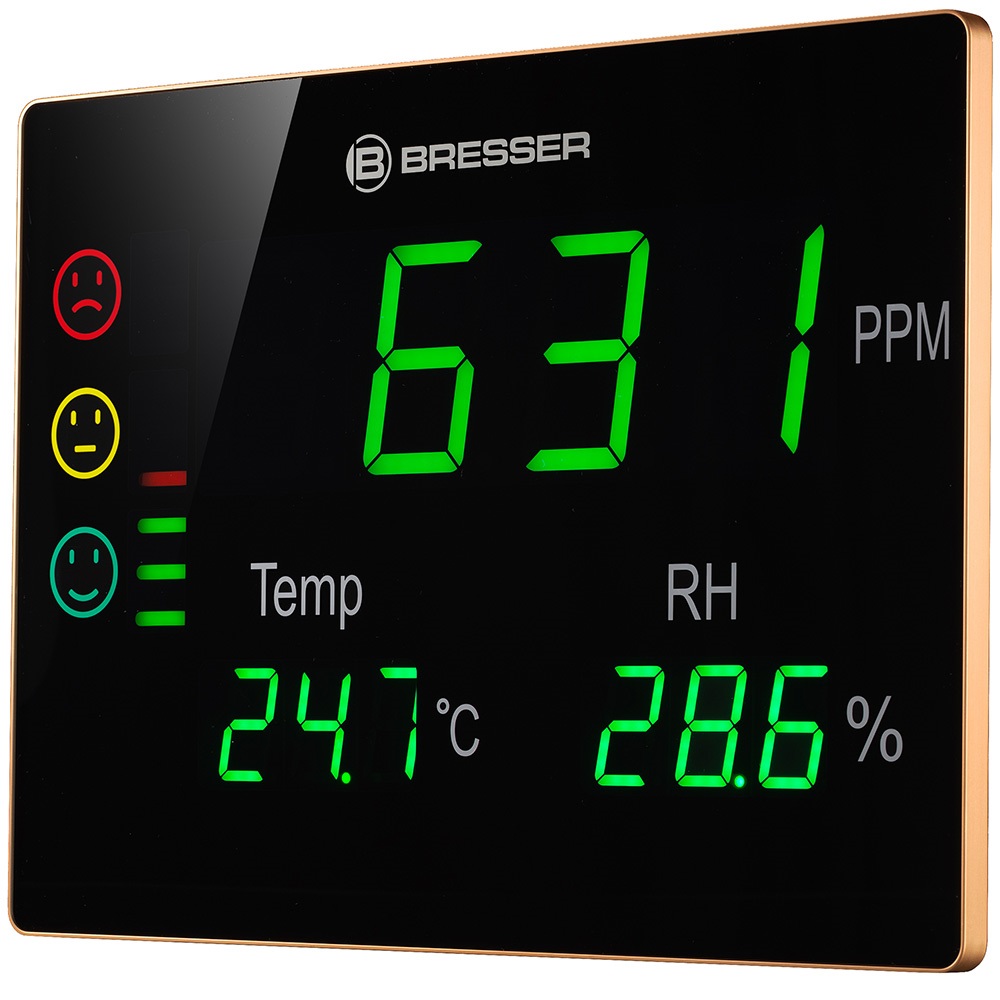 Гигрометр Bresser Air Quality Smile XXL с датчиком CO2
Гигрометр Bresser Air Quality Smile XXL с датчиком CO2