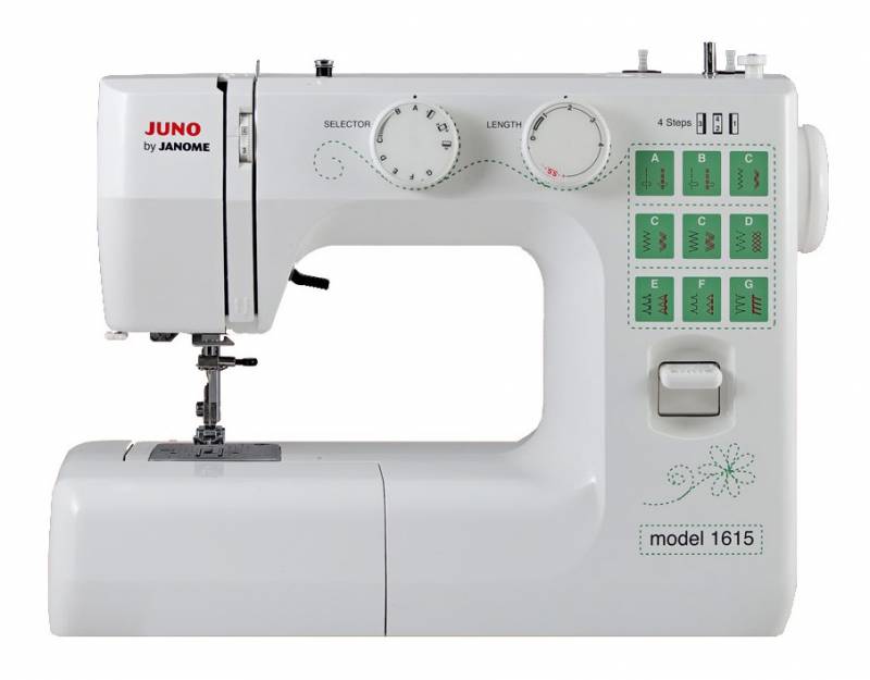 Швейная машина Janome Juno 1615 белый
Швейная машина Janome Juno 1615 белый