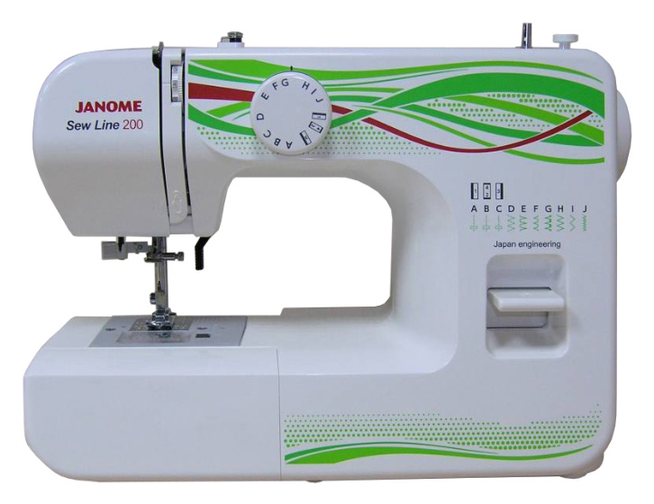 Швейная машина Janome Sew Line 200 белый
Швейная машина Janome Sew Line 200 белый