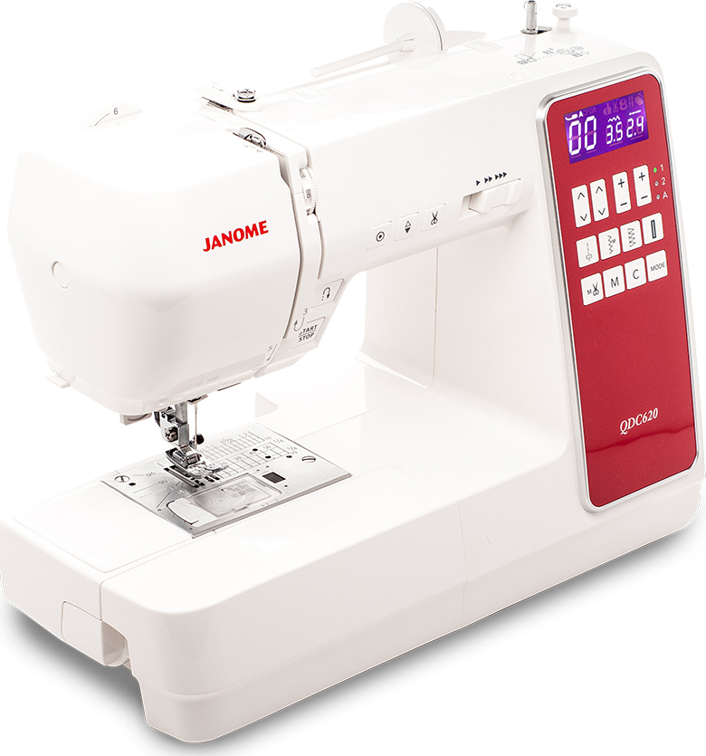 Швейная машина Janome QDC620 белый/красный
Швейная машина Janome QDC620 белый/красный