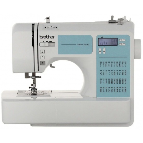 Швейная машина Brother FS40S белый/голубой
Швейная машина Brother FS40S белый/голубой