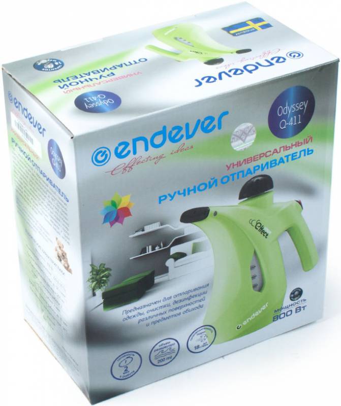 Отпариватель ручной Endever Odyssey Q-411 800Вт зеленый
Отпариватель ручной Endever Odyssey Q-411 800Вт зеленый