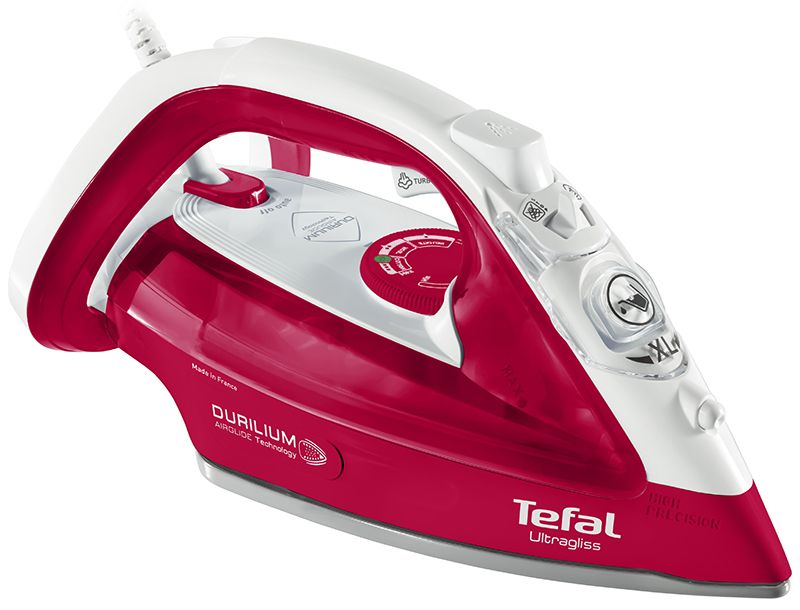 Утюг Tefal FV4950E0 2500Вт белый/красный
Утюг Tefal FV4950E0 2500Вт белый/красный