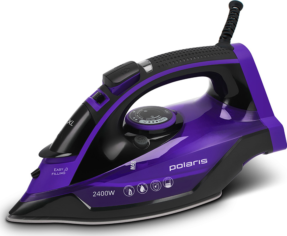 Утюг Polaris PIR 2415K черный/фиолетовый
Утюг Polaris PIR 2415K черный/фиолетовый