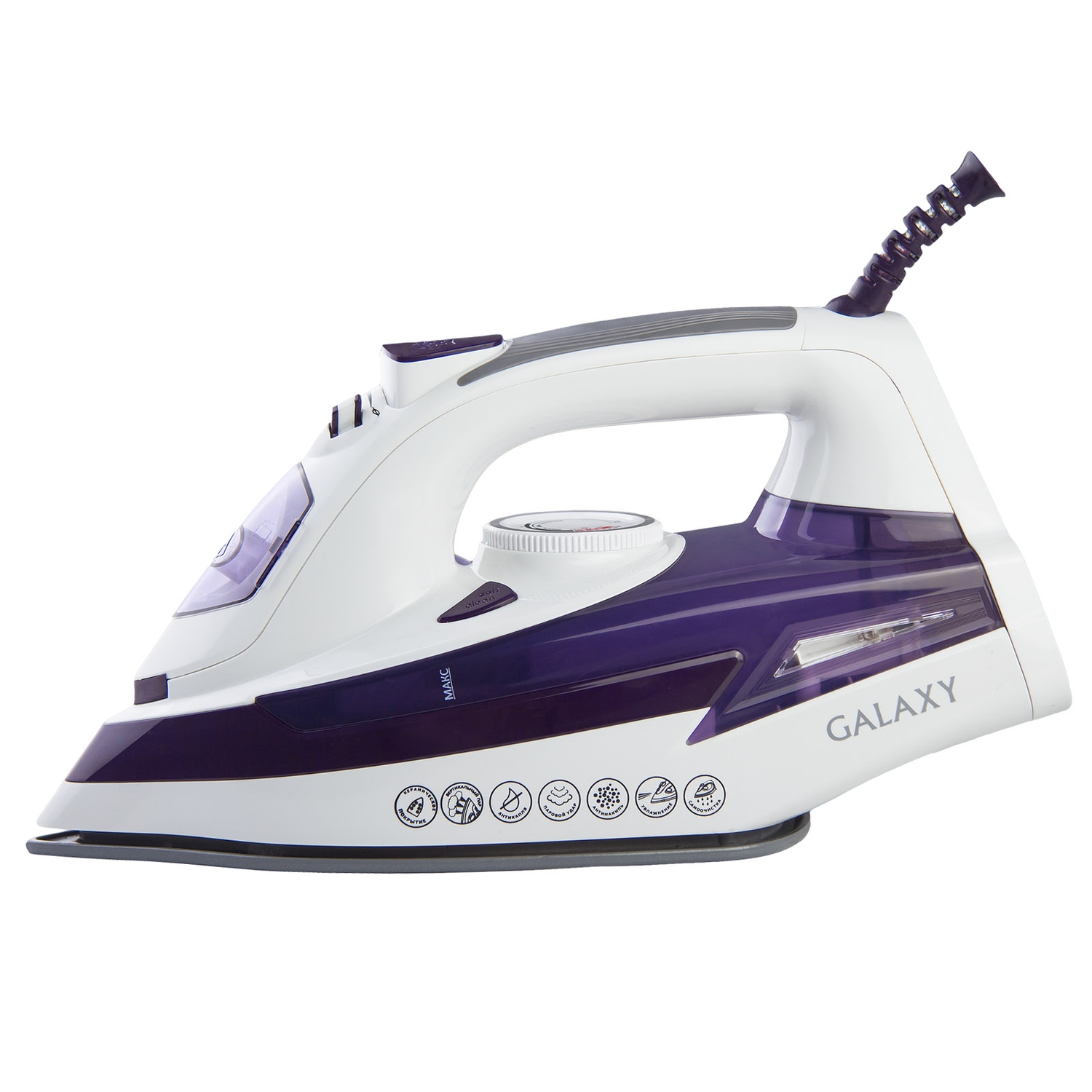 Утюг Galaxy GL 6106, Фиолетовый
Утюг Galaxy GL 6106, Фиолетовый