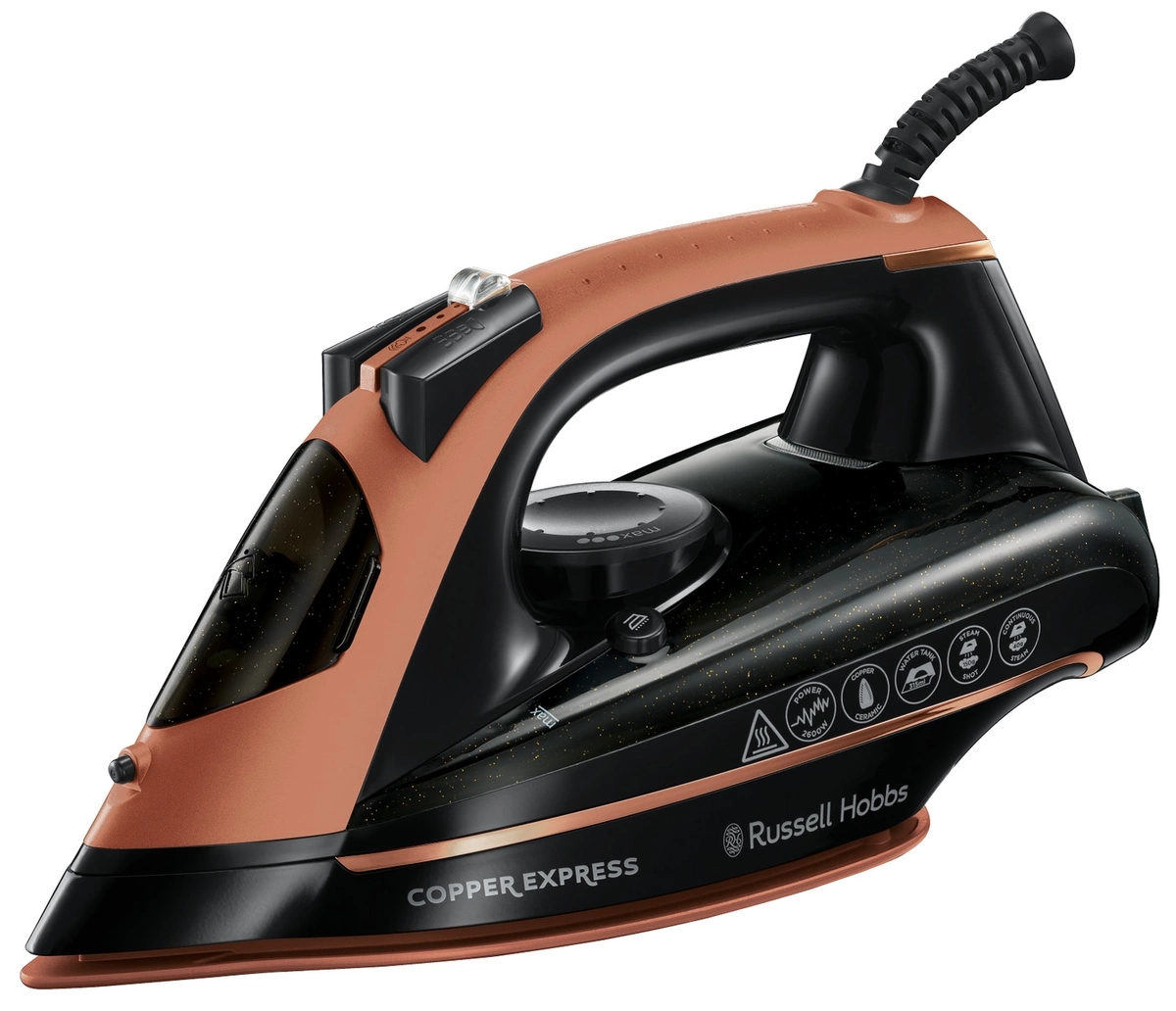 Утюг Russell Hobbs 23975-56 Copper Express, Коричневый
Утюг Russell Hobbs 23975-56 Copper Express, Коричневый