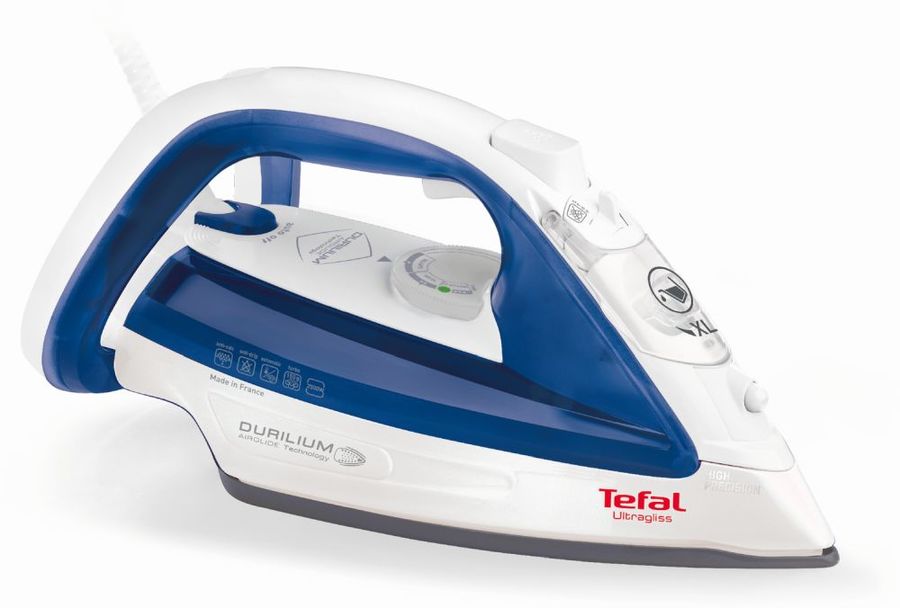 Утюг Tefal Ultragliss FV4913E4 2500Вт белый/синий
Утюг Tefal Ultragliss FV4913E4 2500Вт белый/синий