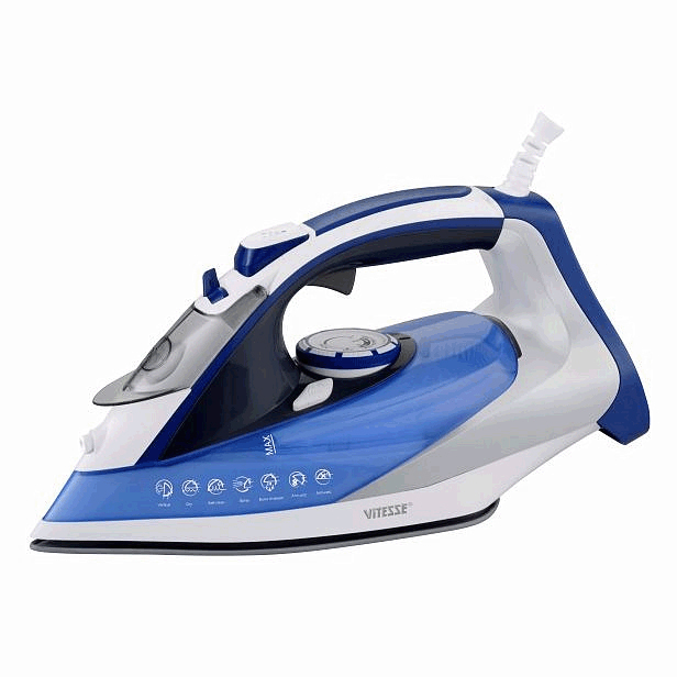 Утюг Vitesse VS-6009 голубой
Утюг Vitesse VS-6009 голубой