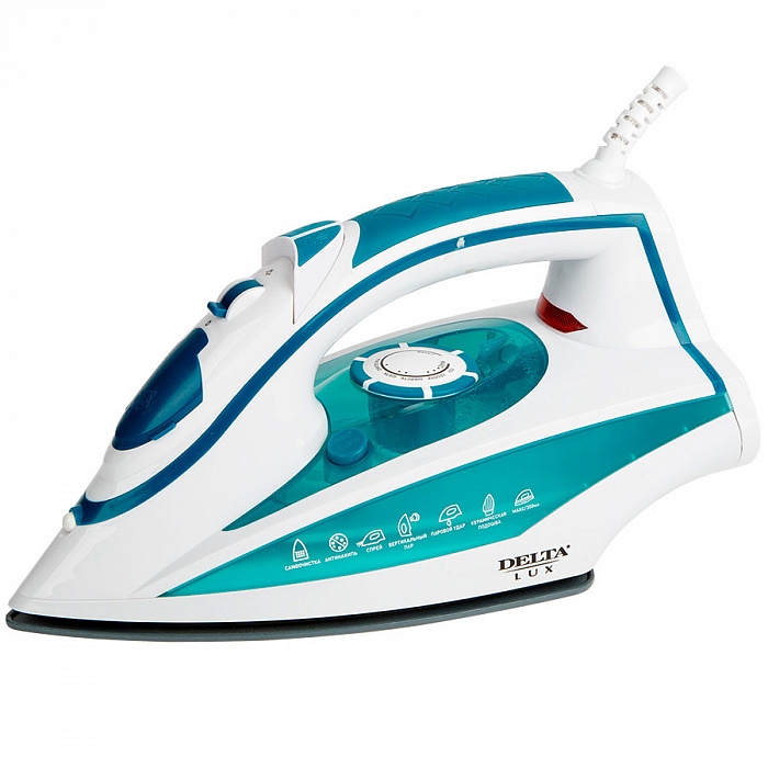 Утюг Delta Lux DL-352 бирюзовый
Утюг Delta Lux DL-352 бирюзовый