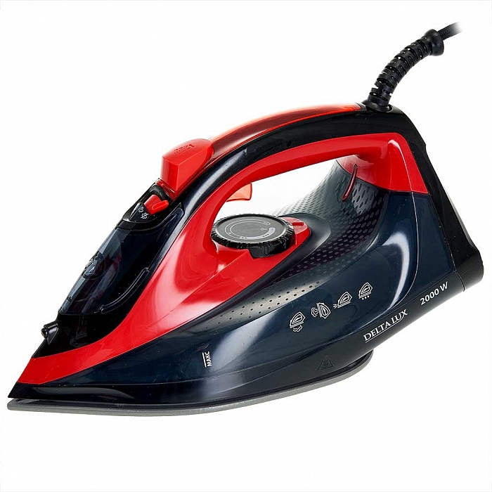 Утюг Delta Lux DE-3000 Black-Red, Красный
Утюг Delta Lux DE-3000 Black-Red, Красный