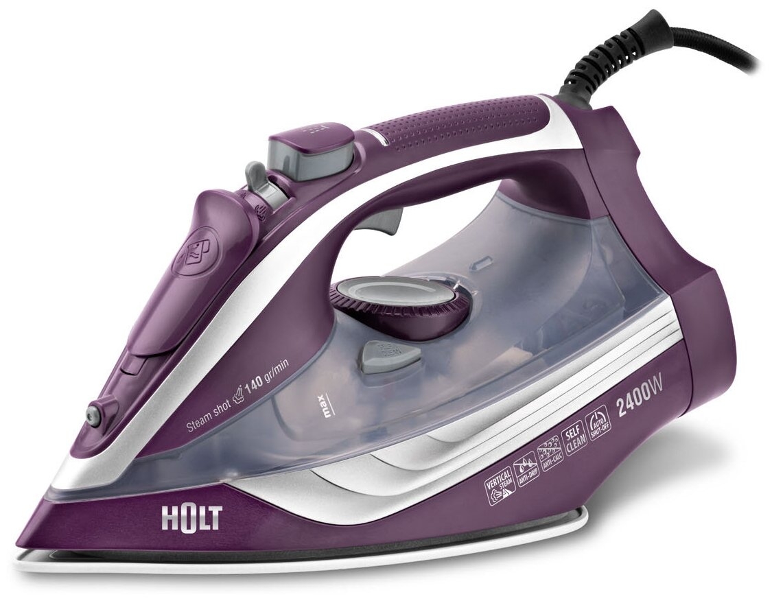 Утюг Holt HT-IR-003 Purple, Фиолетовый
Утюг Holt HT-IR-003 Purple, Фиолетовый