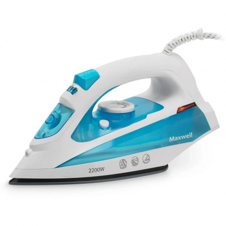Утюг Maxwell MW-3055 2200Вт белый/синий
Утюг Maxwell MW-3055 2200Вт белый/синий