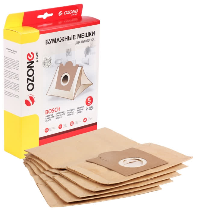 Пылесборники Ozone P-05 (5пылесбор.)
Пылесборники Ozone P-05 (5пылесбор.)