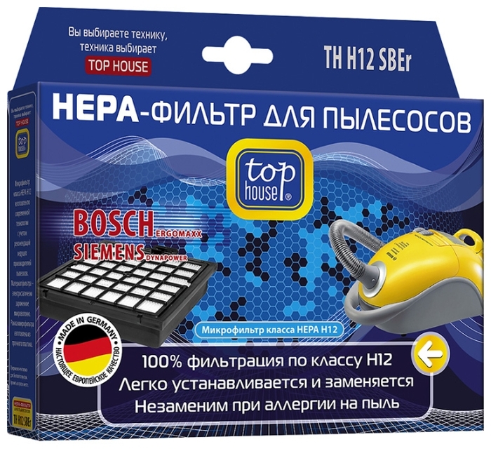 HEPA-фильтр Top House TH H12 SBEr
HEPA-фильтр Top House TH H12 SBEr